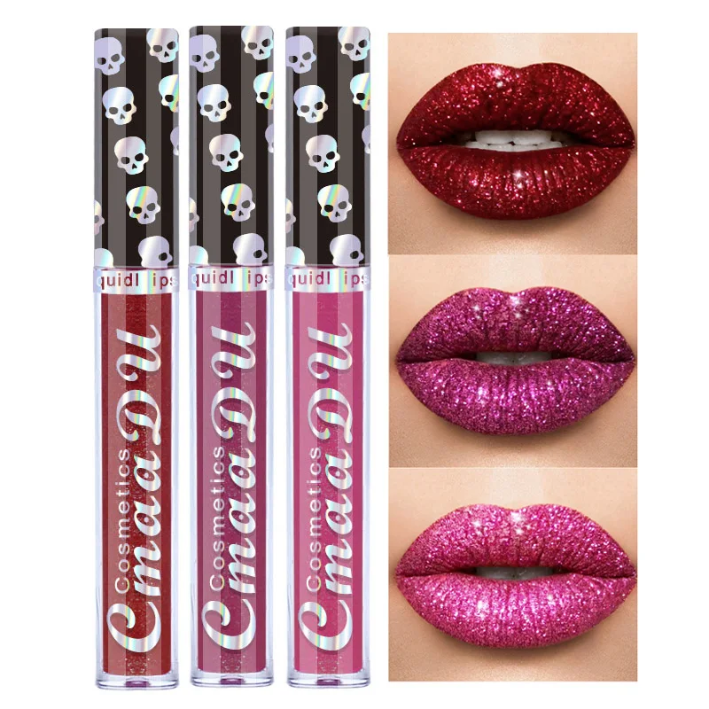 Diamond Glitter Lip Gloss Lips Makeup Red Pink Pearl Matte Liquid Lipstick Makeup Cosmetics Matt Lipgloss Mate Batom
Diamond Glitter Lip Gloss Lips Makeup Red Pink Pearl Matte Liquid Lipstick Makeup Cosmetics Matt Lipgloss Mate Batom