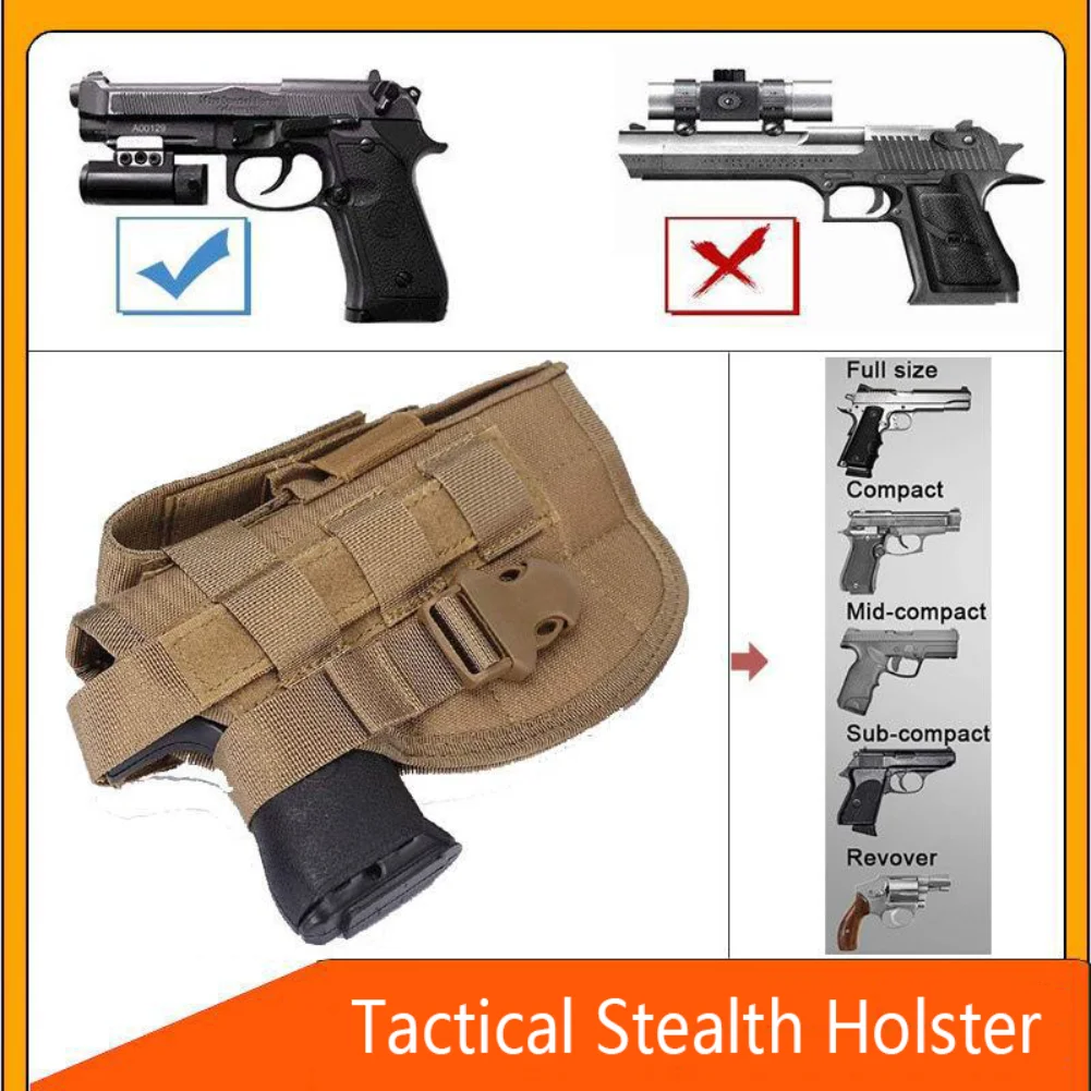 Tactical Right Hand Gun Pouch Molle Pistol Holster Slot Holder Waist Bag Holster Concealed Carry Pistol Holster
Tactical Right Hand Gun Pouch Molle Pistol Holster Slot Holder Waist Bag Holster Concealed Carry Pistol Holster