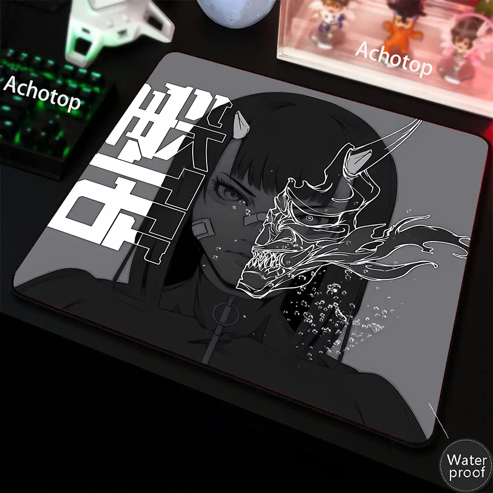 100% водонепроницаемый Удлиненный коврик для мыши Oni Mask Girl коврики скоростной