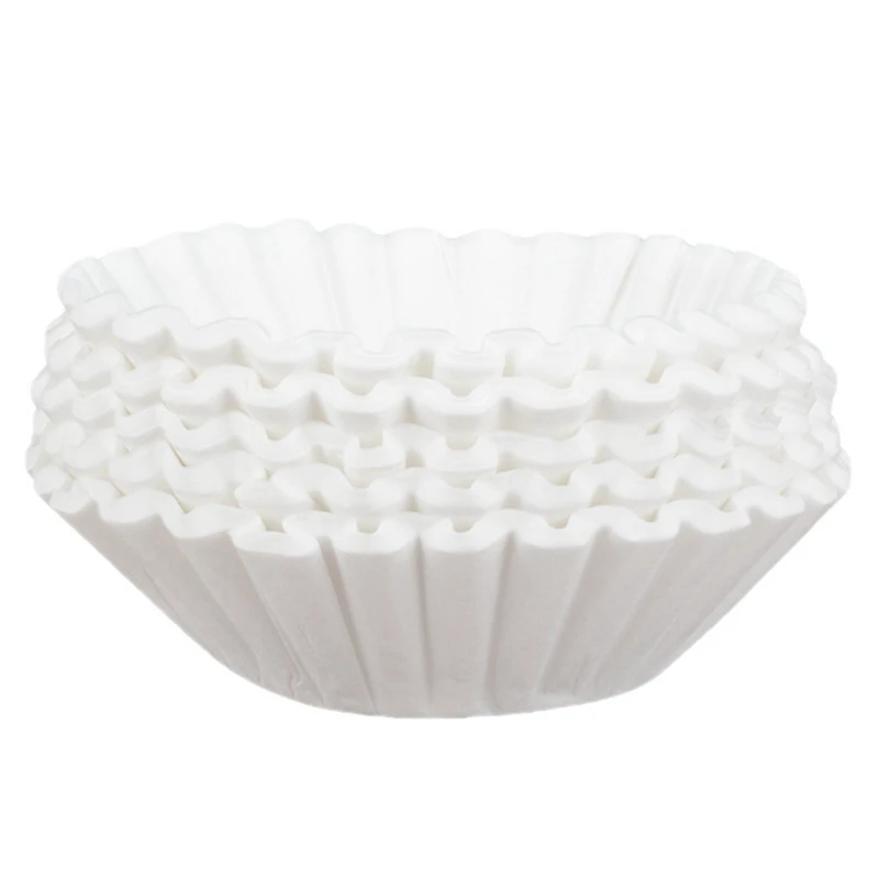 500Pcs Basket Coffee Filter Coffee Machine Filter Paper Coffee Filter Paper Suitable For 8-12 Cups Coffee Machine, White
500Pcs Basket Coffee Filter Coffee Machine Filter Paper Coffee Filter Paper Suitable For 8-12 Cups Coffee Machine, White