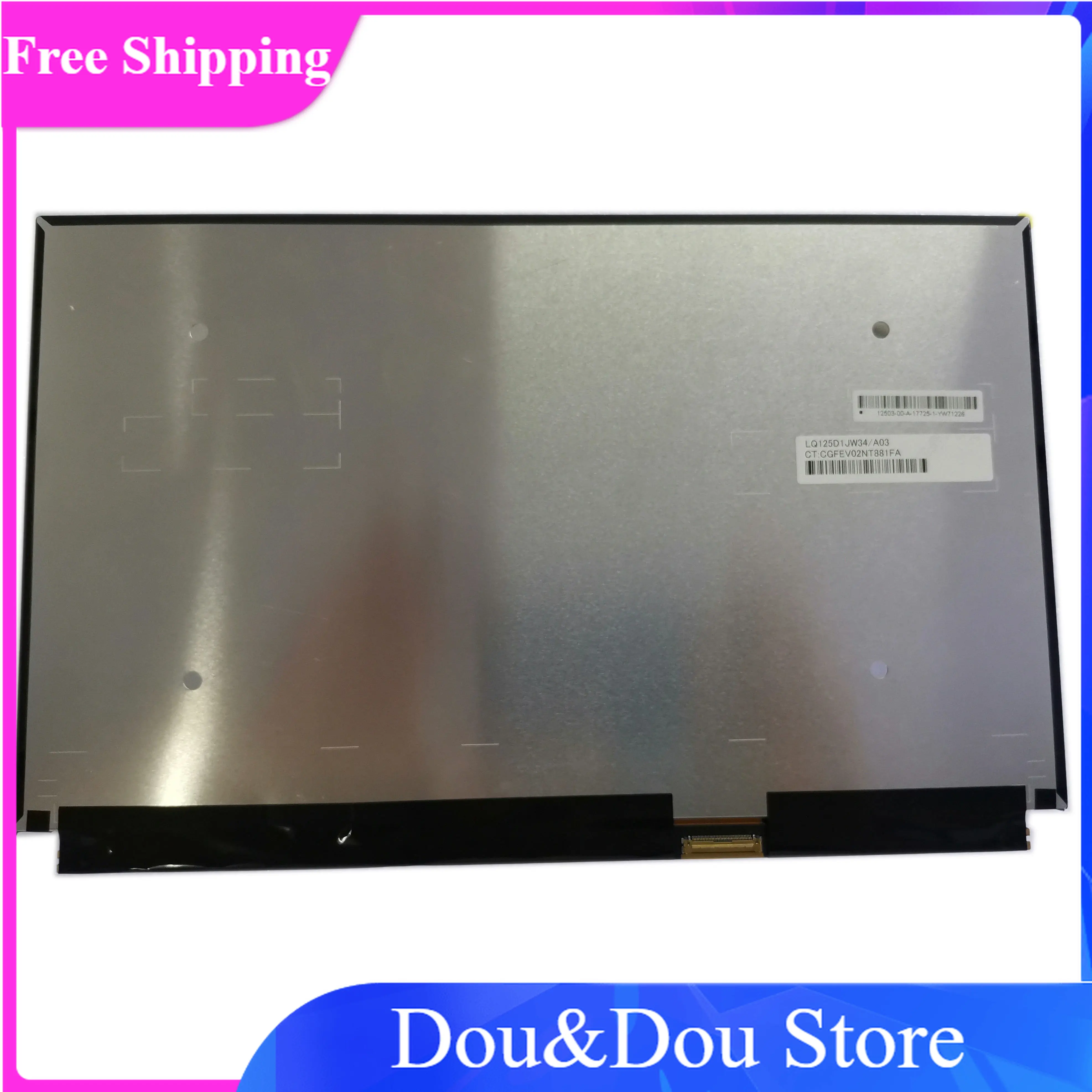 

LQ125D1JW34 A03 30 pins 12.5 inch 4K lcd 3840*2160 UHD IPS LCD Slim Panel eDP interface