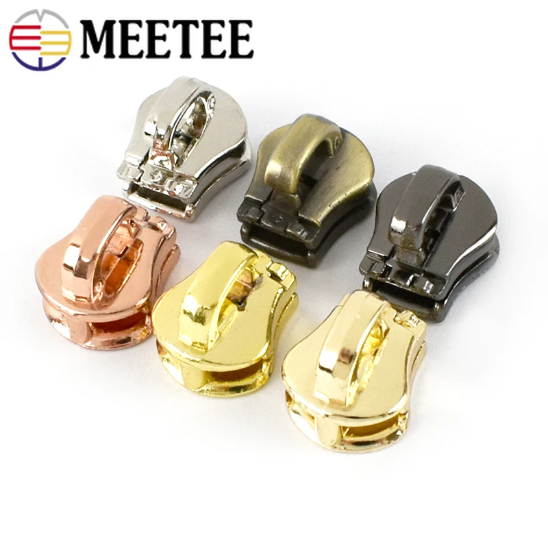 10/30/50 шт. Meetee 3 #5 #8 # слайдеры на молнии для металлических молний сумка молния