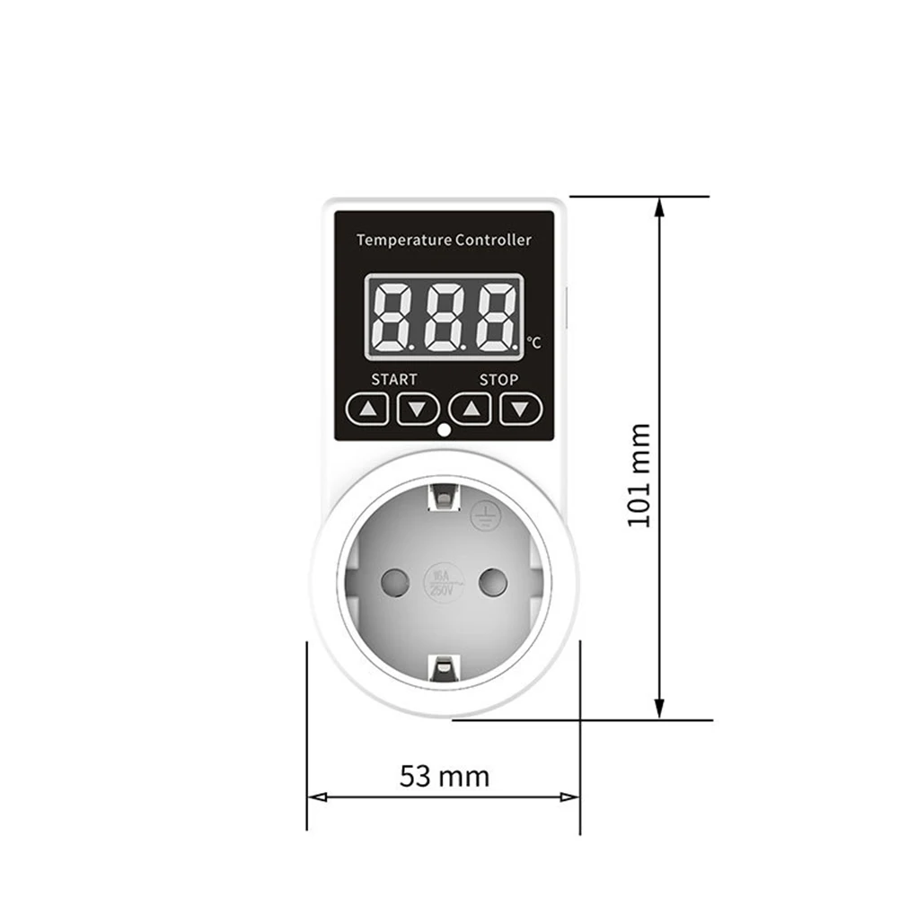 Digital Thermostat Sockets Thermostat Temperature Switch Heating Controller Socket EU Plug Outlet Heating Cooling With Sensor
Digital Thermostat Sockets Thermostat Temperature Switch Heating Controller Socket EU Plug Outlet Heating Cooling With Sensor