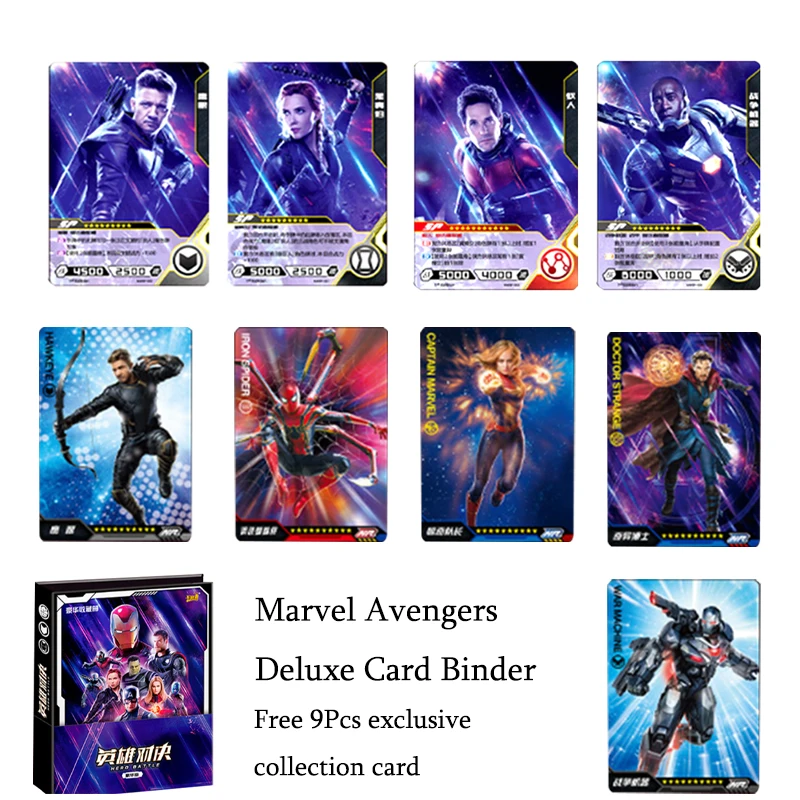 Marvel Cards Album Pocket 360 KAYOU Genuine Card Binder Avengers Heroe Showdown Collection Book HR 3D Iron Man Spider Man
Marvel Cards Album Pocket 360 KAYOU Genuine Card Binder Avengers Heroe Showdown Collection Book HR 3D Iron Man Spider Man