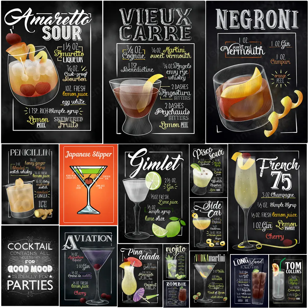 Французский мартини, винтажные металлические жестяные знаки Amaretto Sour Negroni, Том Коллинз, коктейли, брикет, настенный плакат, домашний декор N350
Французский мартини, винтажные металлические жестяные знаки Amaretto Sour Negroni, Том Коллинз, коктейли, брикет, настенный плакат, домашний декор N350