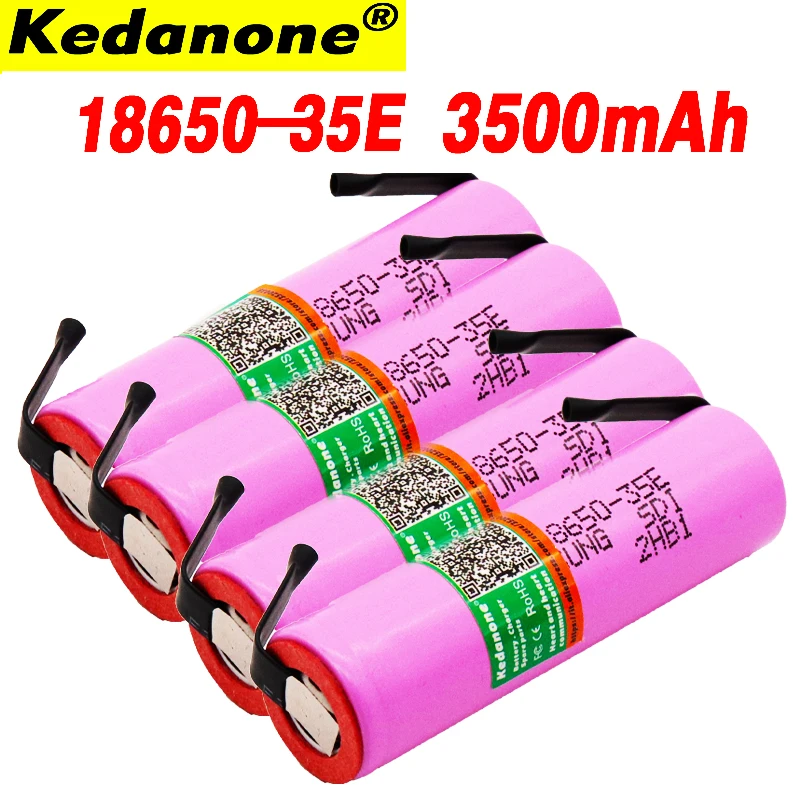 Batería recargable INR18650 35E INR18650-35E 18650, Pila de iones de litio de 3500 v, 13A, Original, níquel, novedad
Batería recargable INR18650 35E INR18650-35E 18650, Pila de iones de litio de 3500 v, 13A, Original, níquel, novedad