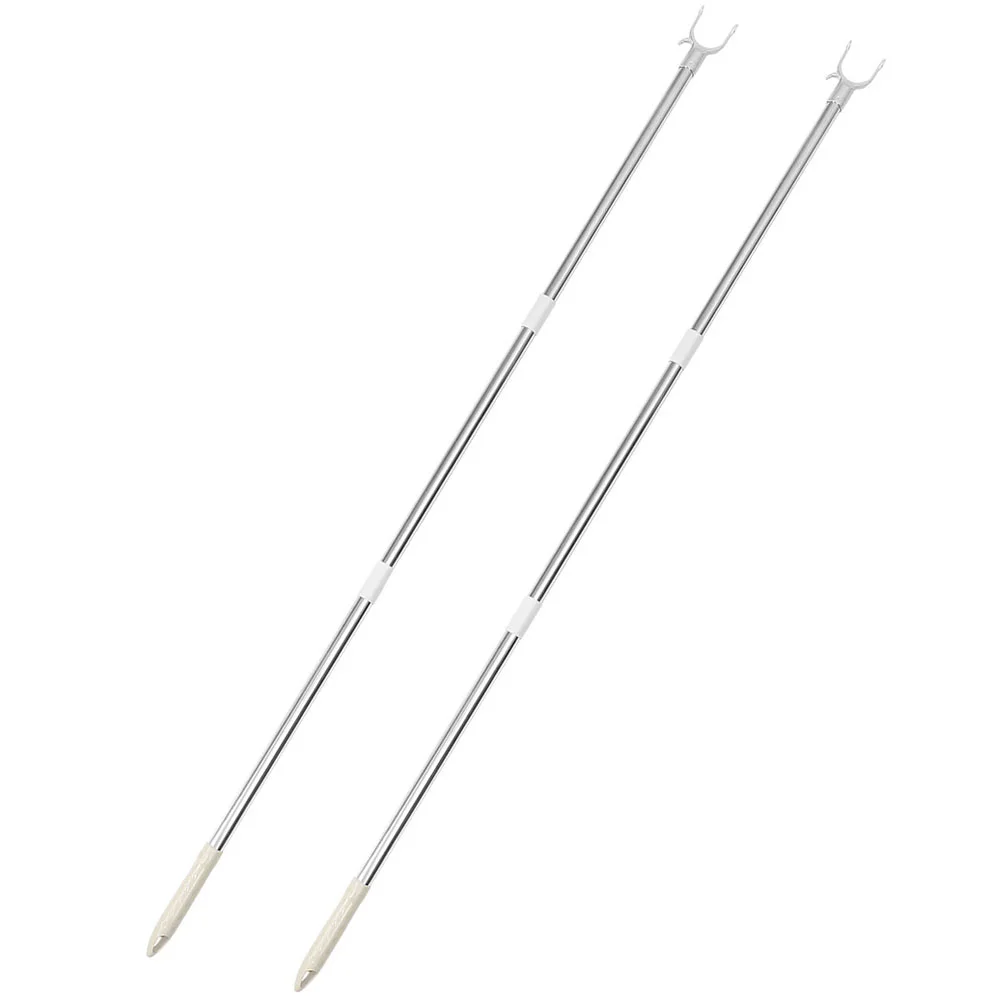 Pole Clothes Closet Rod Hook Reacher Hanger Drying Telescoping Metalextendable Bar Grabber Pickup Rack Garment Drapery Fork
Pole Clothes Closet Rod Hook Reacher Hanger Drying Telescoping Metalextendable Bar Grabber Pickup Rack Garment Drapery Fork