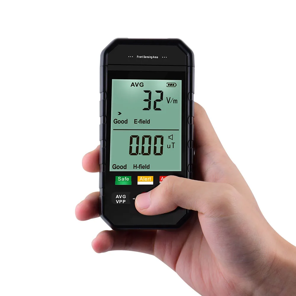 Handheld Electromagnetic Radiation Tester LCD Screen Data Hold Sound Light Alarm Magnetics Electromagnetic Radiation Detector
Handheld Electromagnetic Radiation Tester LCD Screen Data Hold Sound Light Alarm Magnetics Electromagnetic Radiation Detector