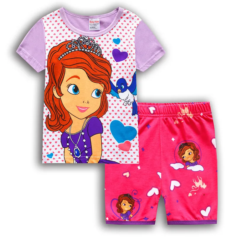 Summer new Sofia girls pajamas set short-sleeved suits cotton short-sleeved home girl children clothes toddler girl clothes
Summer new Sofia girls pajamas set short-sleeved suits cotton short-sleeved home girl children clothes toddler girl clothes