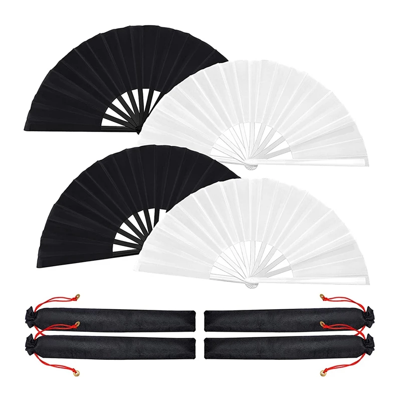 4 Pcs Large Folding Fan Silk Hand Fan Chinese Japanese Kung Fu Tai Chi Handheld Fan Folding Dancing Prop Craft Fan
4 Pcs Large Folding Fan Silk Hand Fan Chinese Japanese Kung Fu Tai Chi Handheld Fan Folding Dancing Prop Craft Fan