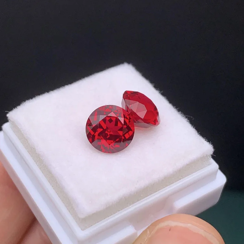 Ruif Loose Gemstone Round Shape Lab Grown Pigeon Blood Ruby Gems for Diy Jewelry Rings Necklaces Earrings Making
Ruif Loose Gemstone Round Shape Lab Grown Pigeon Blood Ruby Gems for Diy Jewelry Rings Necklaces Earrings Making