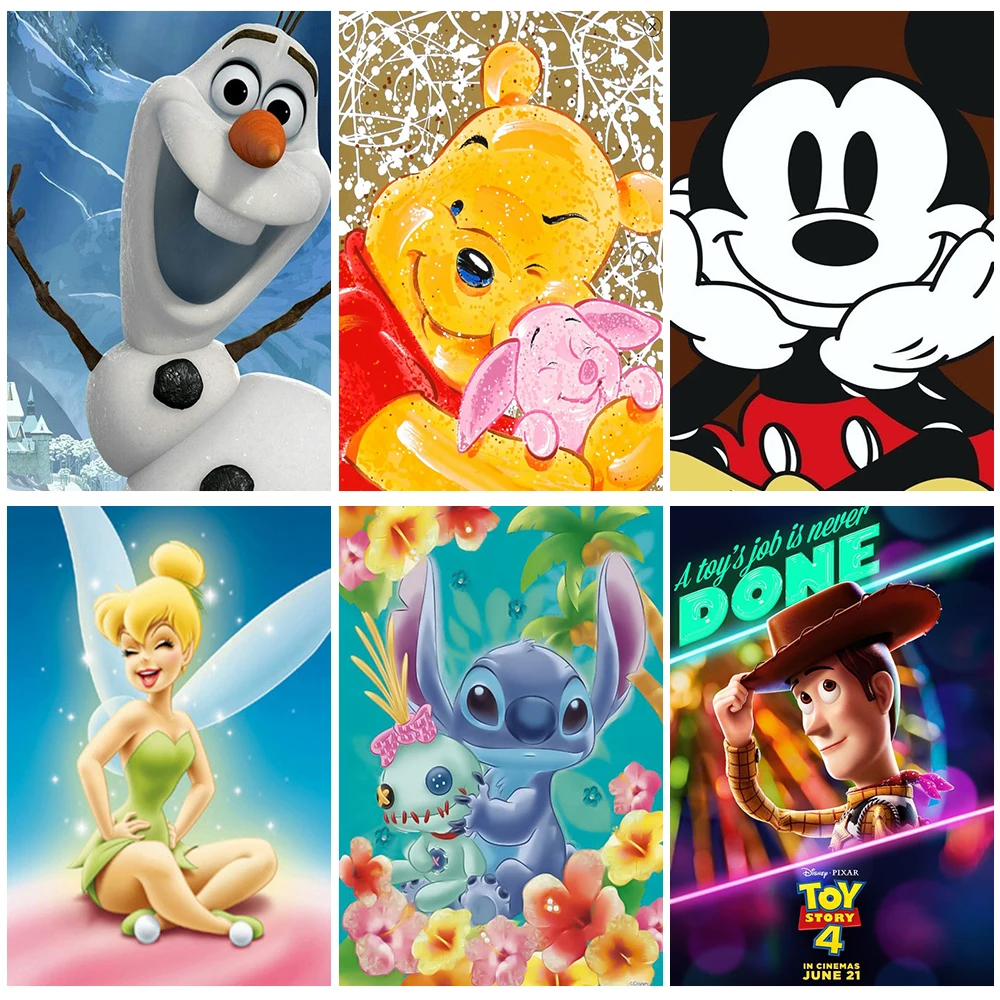 Disney Diamond Embroidery Cartoon Winnie the Pooh Mickey Mouse Pattern DIY 5D Diamond Painting Needlework Cross Stitch HomeDecor
Disney Diamond Embroidery Cartoon Winnie the Pooh Mickey Mouse Pattern DIY 5D Diamond Painting Needlework Cross Stitch HomeDecor