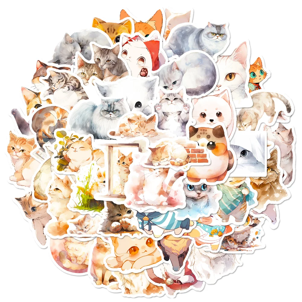 10/50Pcs Cute Cat Stickers Vinyl Waterproof Funny Cats Decals for Water Bottle Laptop Skateboard Scrapbook Luggage Kids Toys
10/50Pcs Cute Cat Stickers Vinyl Waterproof Funny Cats Decals for Water Bottle Laptop Skateboard Scrapbook Luggage Kids Toys