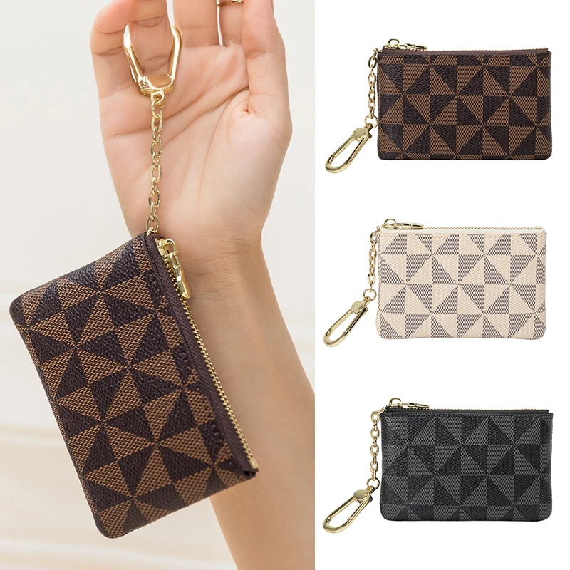 Luxury Plaid Design Coin Purse for Women Mini Purse with Chain Zipper Brand Ladies Small Money Wallet Male Key Coin Storage Bag
Luxury Plaid Design Coin Purse for Women Mini Purse with Chain Zipper Brand Ladies Small Money Wallet Male Key Coin Storage Bag