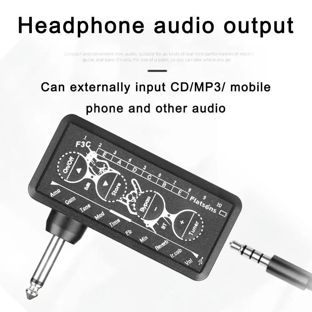 Flatsons Guitar Plug Amp Headphone Mini Amplifier Speakers Electric Acoustic Combo Pedal Board Sound Amplifier Delay Bass Y7f8
Flatsons Guitar Plug Amp Headphone Mini Amplifier Speakers Electric Acoustic Combo Pedal Board Sound Amplifier Delay Bass Y7f8