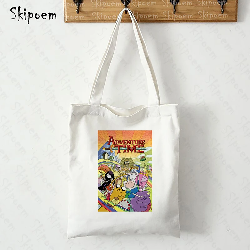 Adventure Time Sell Well Shoulder Handbags Canvas Bags Casual Harajuku Cartoon Large Capacity Gothic Painting Handbags Handbag
Adventure Time Sell Well Shoulder Handbags Canvas Bags Casual Harajuku Cartoon Large Capacity Gothic Painting Handbags Handbag