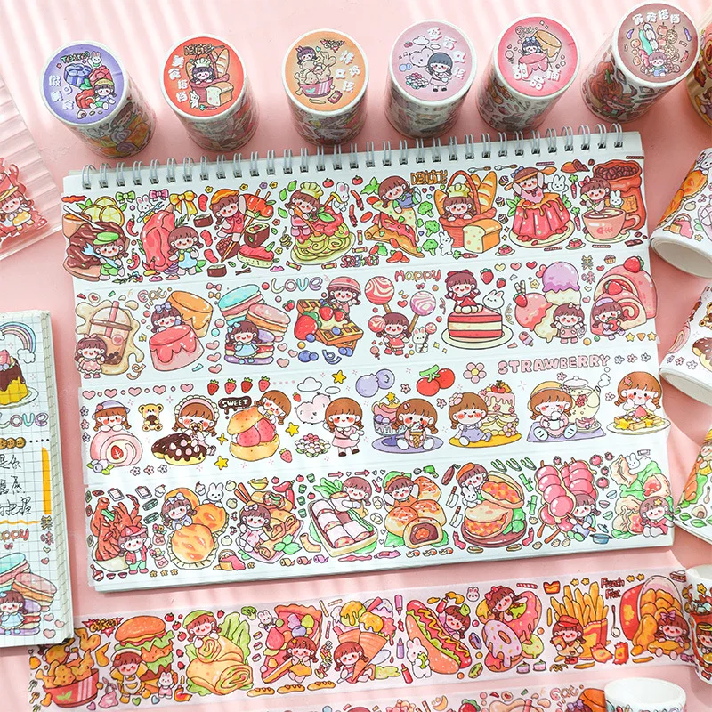MOHAMM 1 Roll Cartoon Cute Girl Washi Masking Tapes for Scrapbooking DIY Crafts Material Decoration
MOHAMM 1 Roll Cartoon Cute Girl Washi Masking Tapes for Scrapbooking DIY Crafts Material Decoration