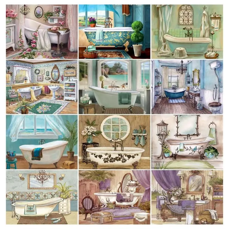 5D Diamond Painting Bath Crock Full Square Round Handicraft Diamond Embroidery Room Decoration Rhinestone Picture Kit
5D Diamond Painting Bath Crock Full Square Round Handicraft Diamond Embroidery Room Decoration Rhinestone Picture Kit