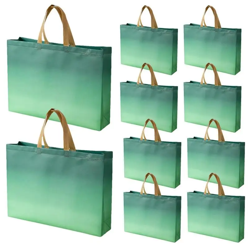 Foldable Grocery Bags Grocery Shopping Reusable Gradual Color Change Storage Bag 10 Pcs Portable Tote Bags For Shopping Buying
Foldable Grocery Bags Grocery Shopping Reusable Gradual Color Change Storage Bag 10 Pcs Portable Tote Bags For Shopping Buying
