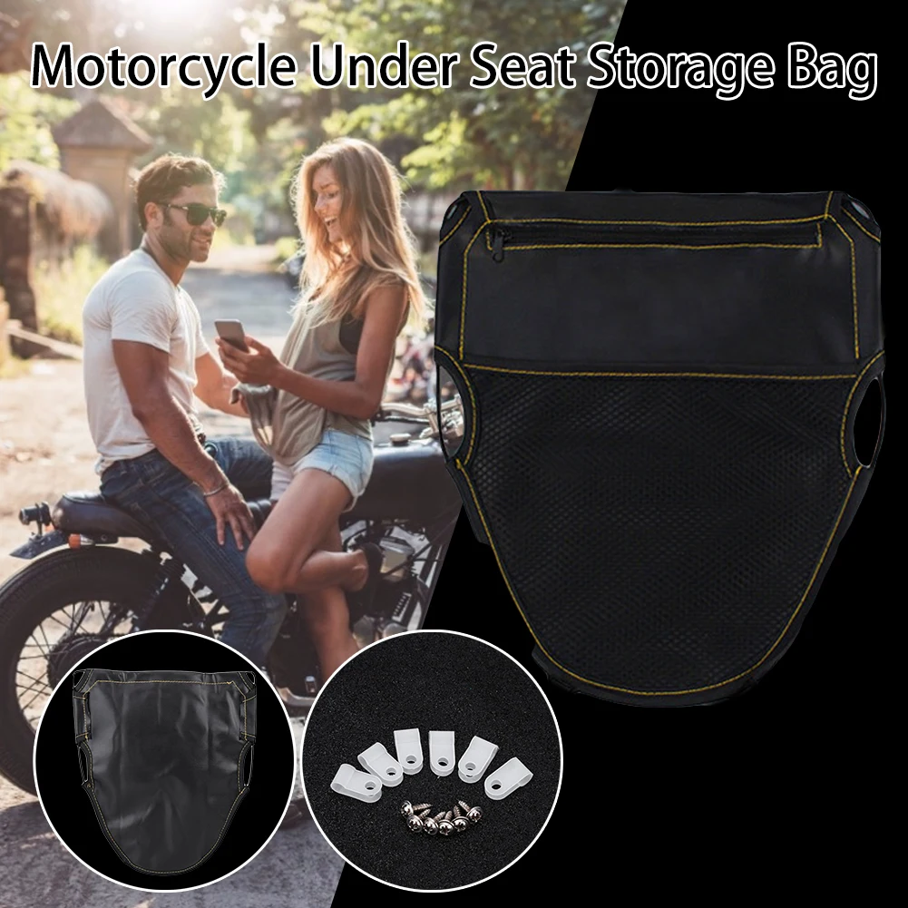 Universal PU Leather Motorcycle Scooter Under Seats Storage Pouchs Bag With Keychain Card Hanging Bag Motor Parts Scooter New
Universal PU Leather Motorcycle Scooter Under Seats Storage Pouchs Bag With Keychain Card Hanging Bag Motor Parts Scooter New