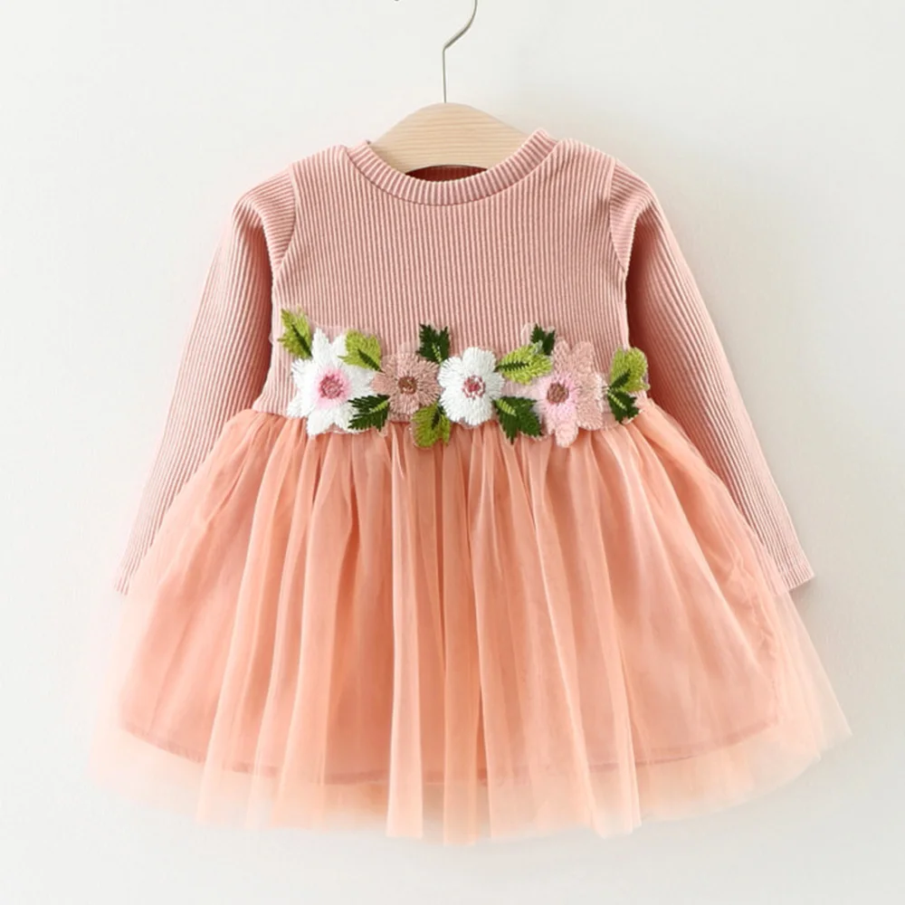 Flower Girls Long Sleeve Dress Mesh Patchwork Spring Autumn Boutique Kids Clothing For Birthday
Flower Girls Long Sleeve Dress Mesh Patchwork Spring Autumn Boutique Kids Clothing For Birthday