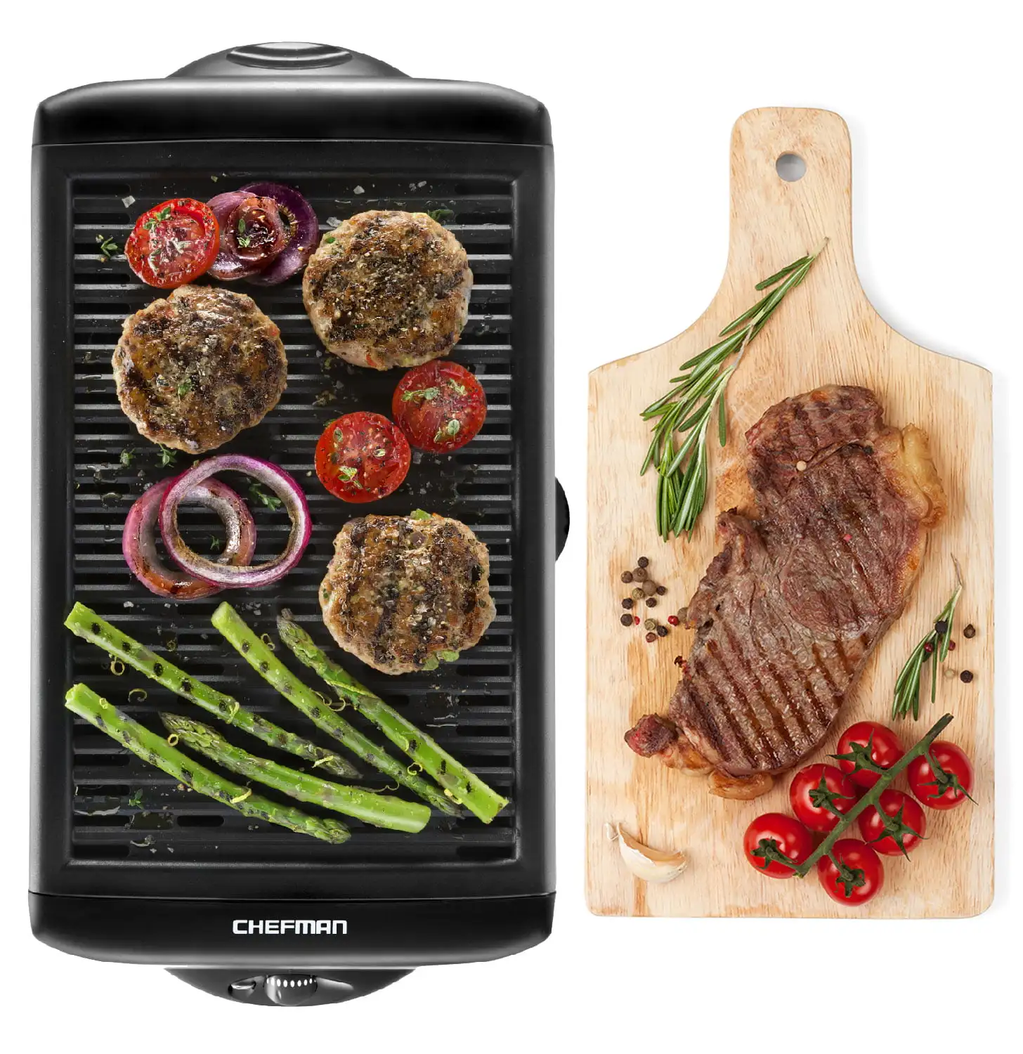 Electric Smokeless Indoor Grill with Non-Stick Coating & Temperature Control Black Griddle free shipping
Electric Smokeless Indoor Grill with Non-Stick Coating & Temperature Control Black Griddle free shipping
