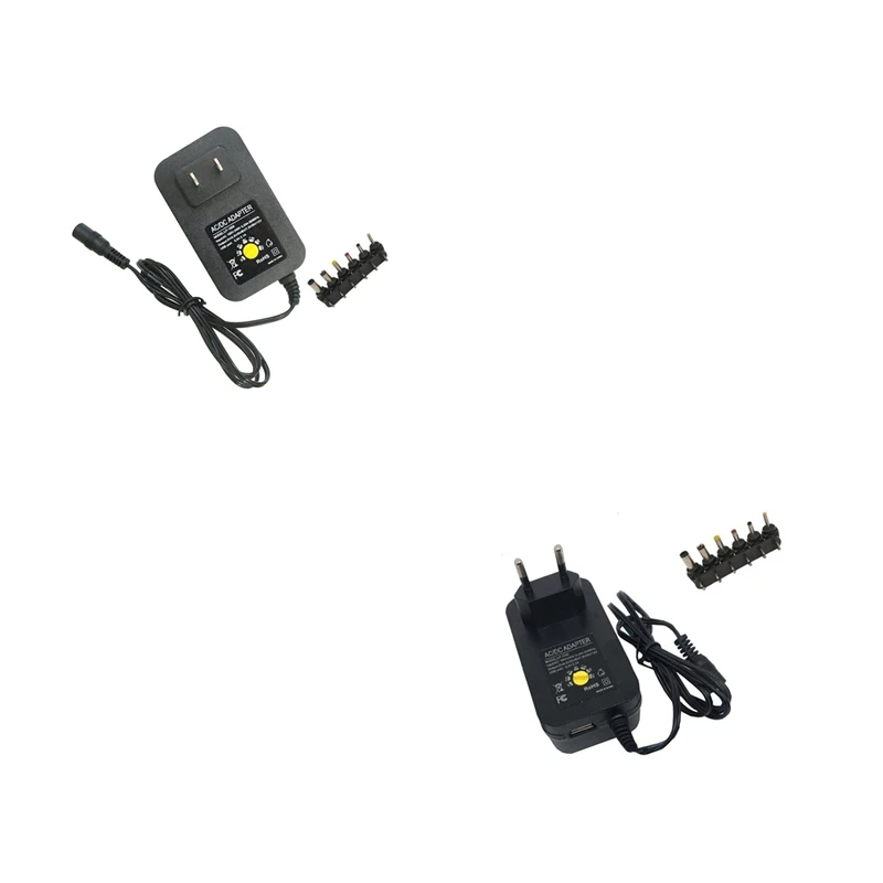 30W 3V 4.5V 5V 6V 7.5V 9V 12V 2A 2.1A AC DC Adaptor Adjustable Power Adapter Universal Charger Supply
30W 3V 4.5V 5V 6V 7.5V 9V 12V 2A 2.1A AC DC Adaptor Adjustable Power Adapter Universal Charger Supply