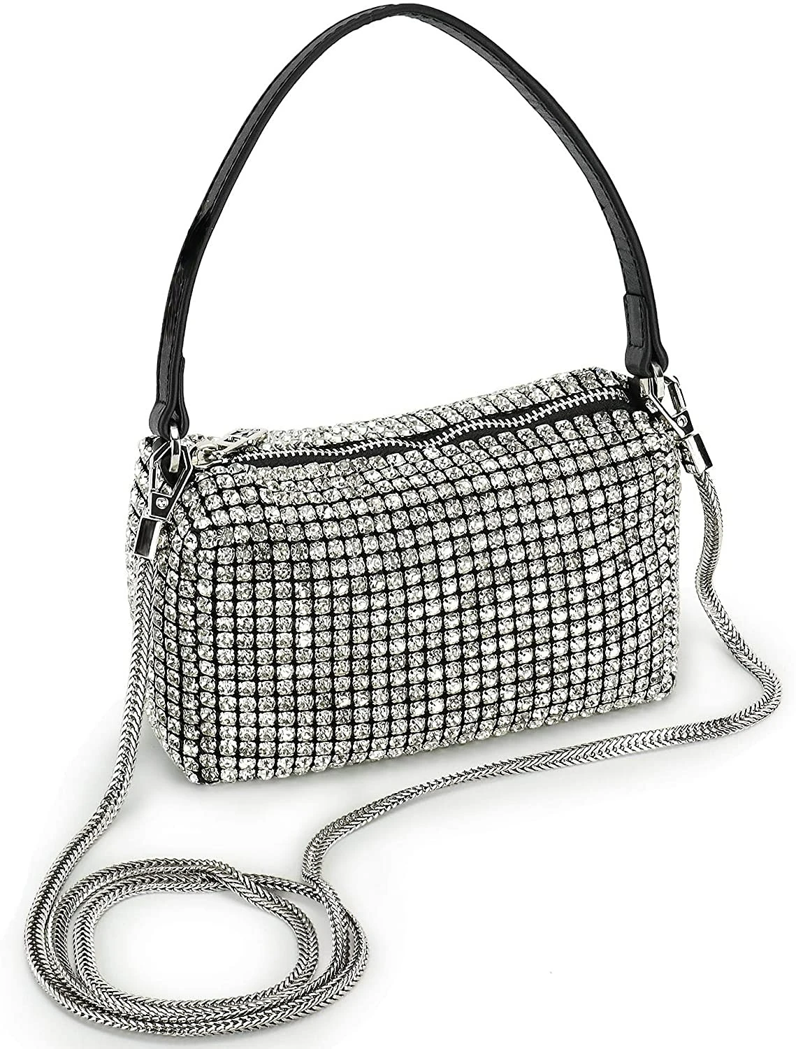 New in Diamond Chain Bag Crystal Rhinestone Crossbody Bags for Women Bling Purse Mini Handbag Clutch Evening Party Bags
New in Diamond Chain Bag Crystal Rhinestone Crossbody Bags for Women Bling Purse Mini Handbag Clutch Evening Party Bags