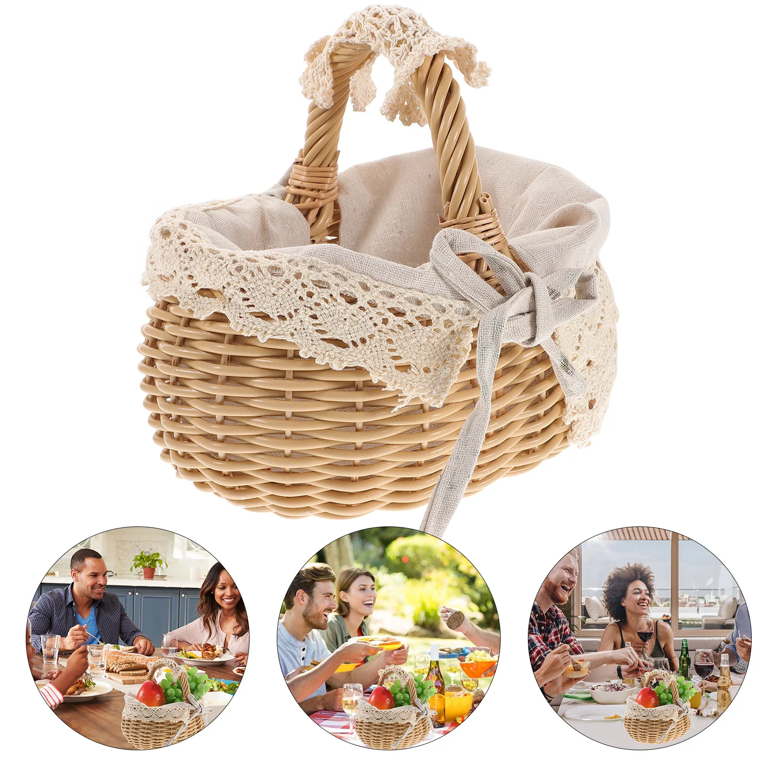 Basket Woven Storage Rattan Wicker Bowl Bread Baskets Picnic Flower Willow Snack Fruit Serving Decorative Lid Tray Seagrass
Basket Woven Storage Rattan Wicker Bowl Bread Baskets Picnic Flower Willow Snack Fruit Serving Decorative Lid Tray Seagrass