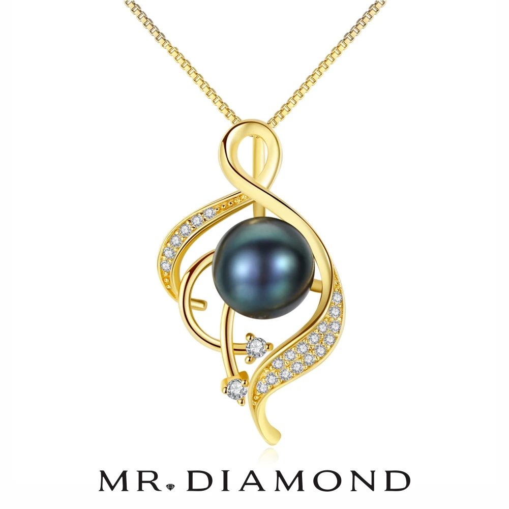 925Sterling Silver NecklaceWomenNatural Black FreshWaterPearl Pendant Fashion DesignJewelry Wedding Banquet PartyBirthdayPresent
925Sterling Silver NecklaceWomenNatural Black FreshWaterPearl Pendant Fashion DesignJewelry Wedding Banquet PartyBirthdayPresent