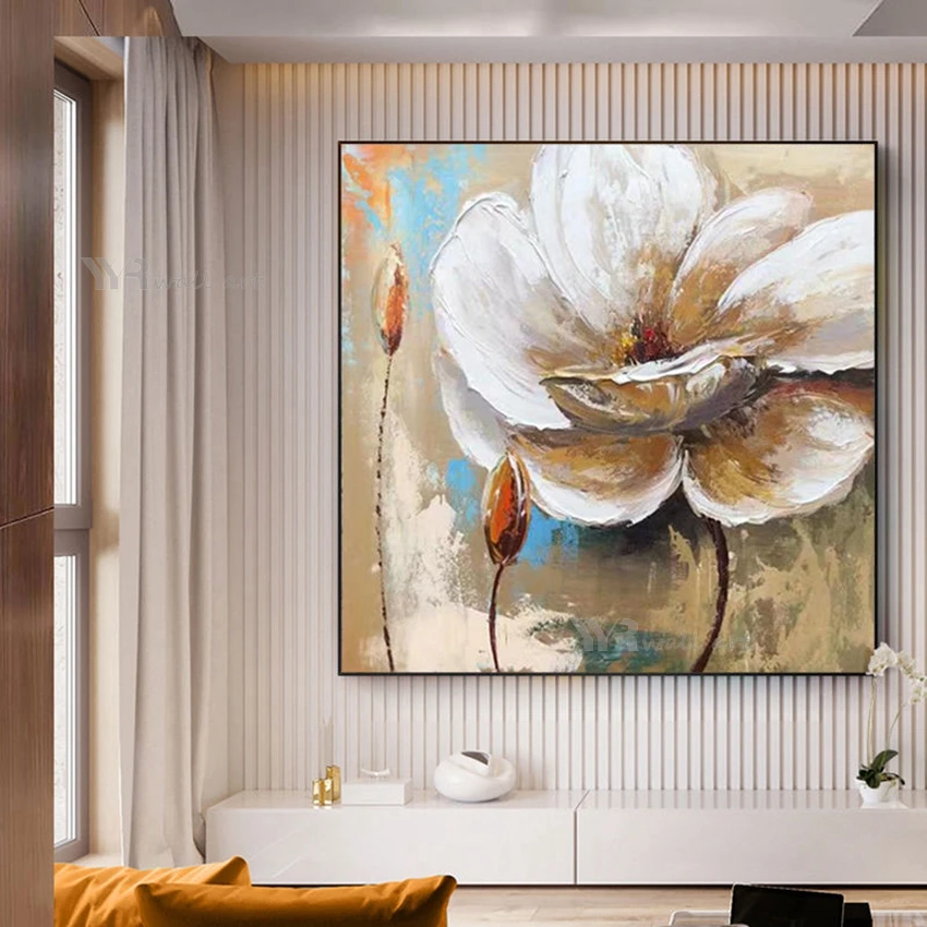 Wall Decor Oil Painting For Living Room Bedroom Restaurant Handmade Canvas Art Poster Abstract Floral Modern Acrylic Hang Image
Wall Decor Oil Painting For Living Room Bedroom Restaurant Handmade Canvas Art Poster Abstract Floral Modern Acrylic Hang Image