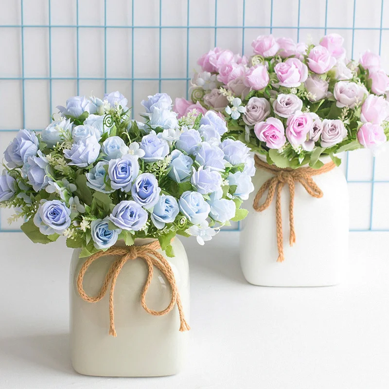 10 Heads Artificial Flowers Silk Fake Flowers Rose Bouquet for DIY Living Room Home Garden Birthday Wedding Party Decorations
10 Heads Artificial Flowers Silk Fake Flowers Rose Bouquet for DIY Living Room Home Garden Birthday Wedding Party Decorations