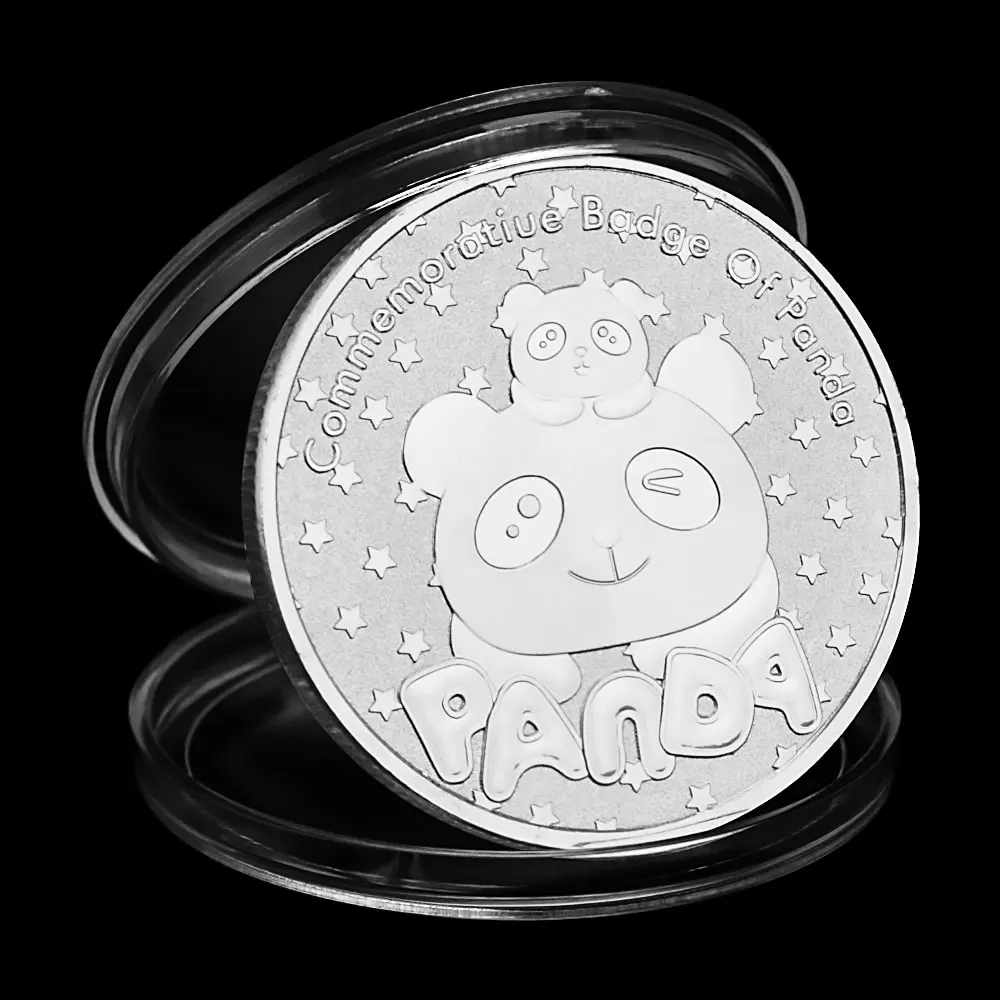 Panda Coin Commemorative Badge of Panda Cute Animal Souvenir Gift Panda Collectible Silver Plated Coin
Panda Coin Commemorative Badge of Panda Cute Animal Souvenir Gift Panda Collectible Silver Plated Coin