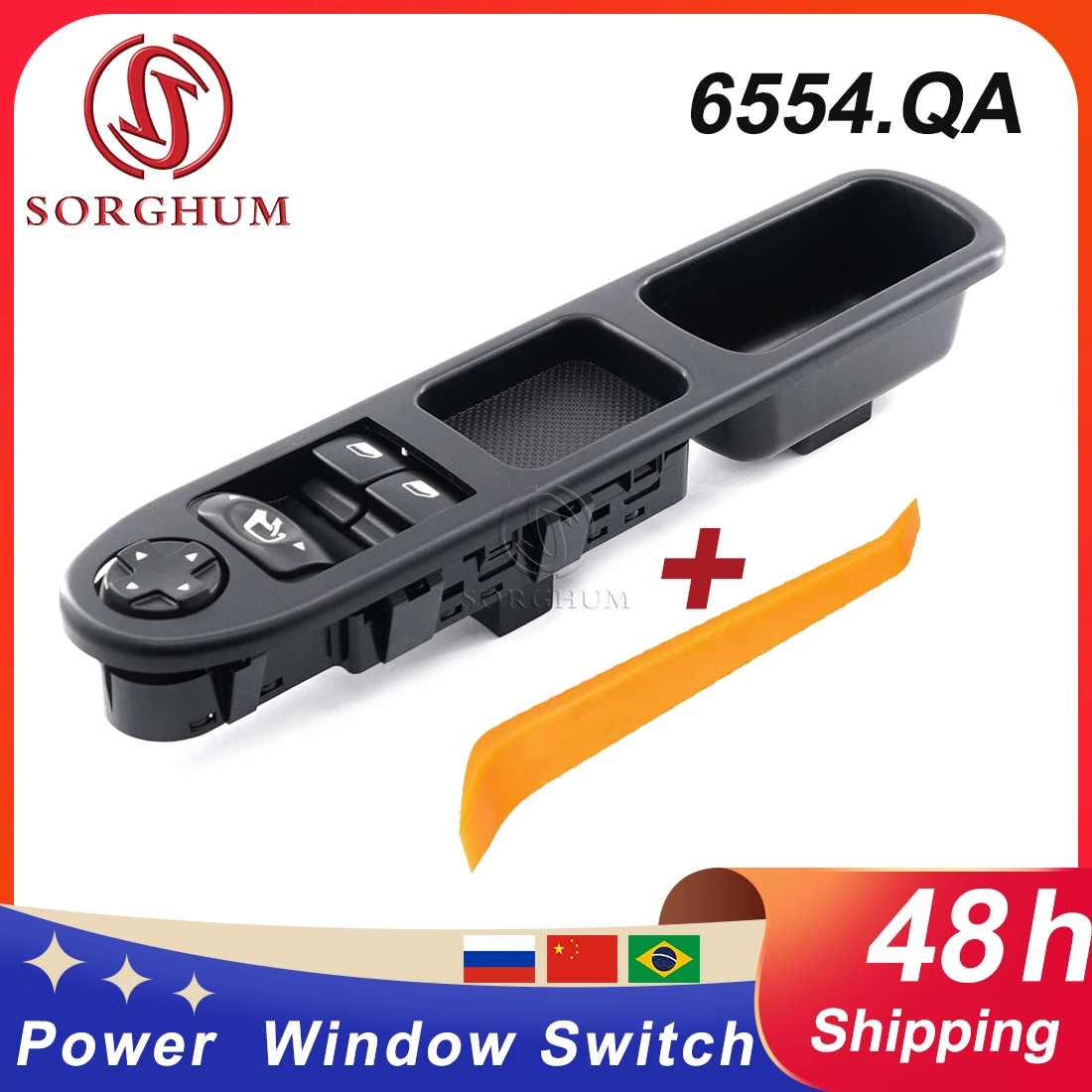 SORGHUM Front left drive side Electric Master Power Window Switch Button 6554.QA 6554QA 9654859677 For Peugeot 207 207SW 207CC
SORGHUM Front left drive side Electric Master Power Window Switch Button 6554.QA 6554QA 9654859677 For Peugeot 207 207SW 207CC