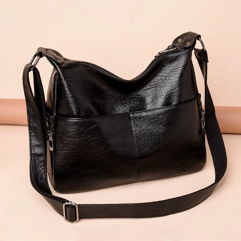 2023 Large Capacity Women's Shoulder Bag Soft PU Leather Solid Color Elegant Ladies Messenger Bag Women Versatile Style Handbag
2023 Large Capacity Women's Shoulder Bag Soft PU Leather Solid Color Elegant Ladies Messenger Bag Women Versatile Style Handbag