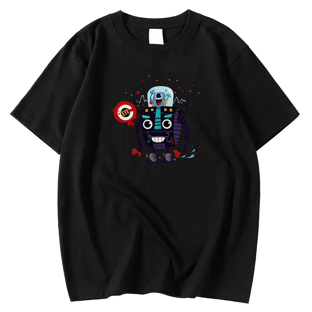 Regular Sleeves Men's Tshirts Short Sleeved Tee Shirts Robot Monster Machine Eve Print Clothing Crewneck Casual Tees Shirt Man
Regular Sleeves Men's Tshirts Short Sleeved Tee Shirts Robot Monster Machine Eve Print Clothing Crewneck Casual Tees Shirt Man