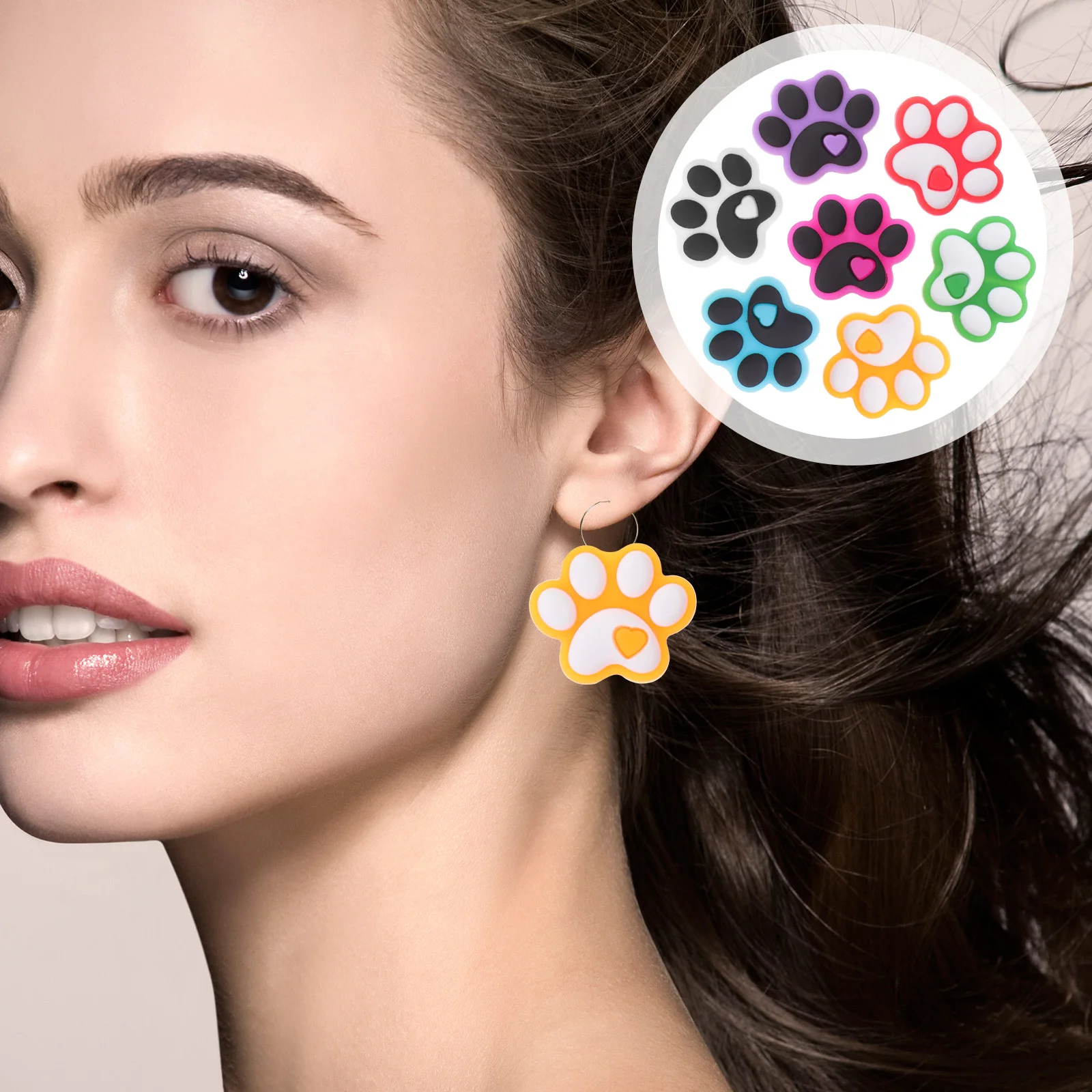 14pcs Delicate Dog Paw Beads Delicate Silicone Bead Charms Multi-function Diy Beads
14pcs Delicate Dog Paw Beads Delicate Silicone Bead Charms Multi-function Diy Beads