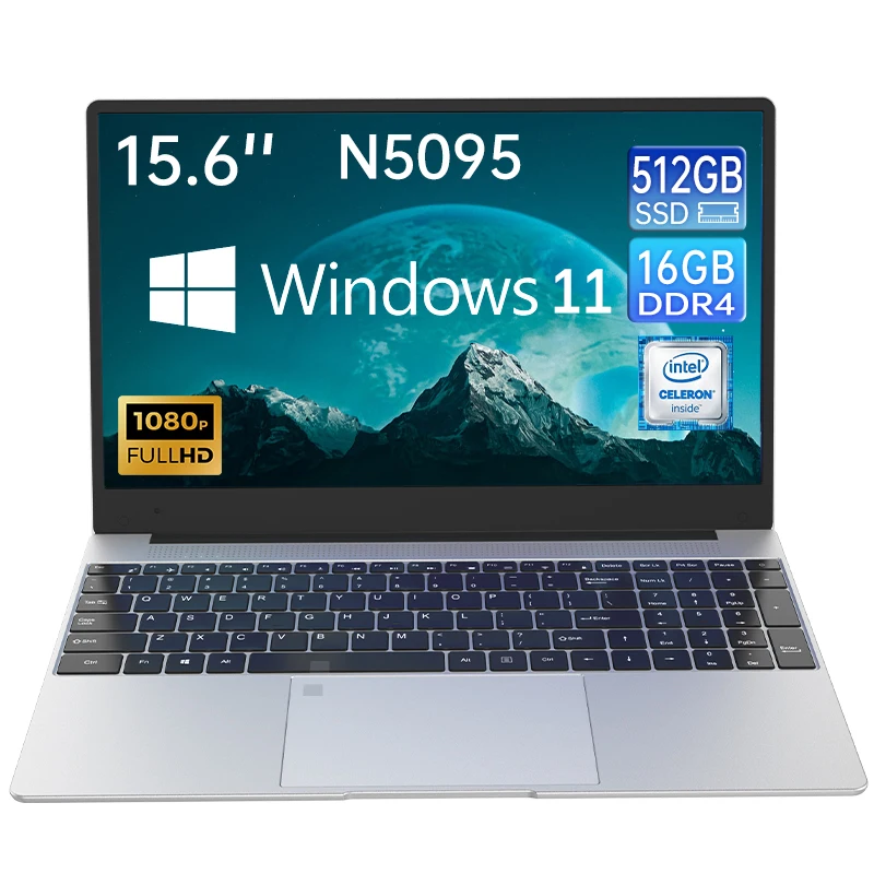 MEKACH Celeron N5095 Laptop 12GB 16GB DDR4 RAM 512GB 1TB SSD Windows 11 IPS 2.4G/5G WiFi One Key Fingerprint Unlock Laptops 
MEKACH Celeron N5095 Laptop 12GB 16GB DDR4 RAM 512GB 1TB SSD Windows 11 IPS 2.4G/5G WiFi One Key Fingerprint Unlock Laptops