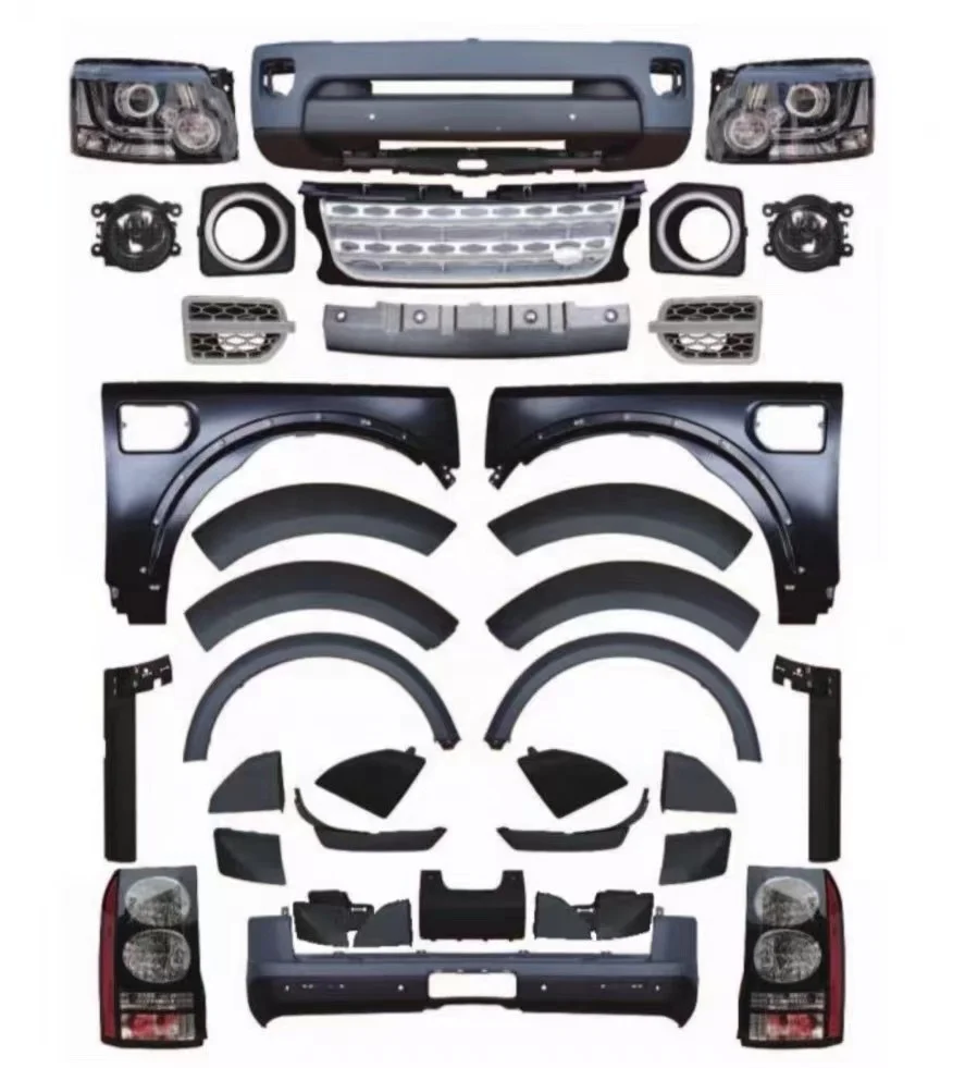 Для комплекта кузова Land Rover для обновления lr 3 facelift, новые Внешние детали lr4 для автомобиля, аксессуары, передний бампер, воздушный intak lr3
Для комплекта кузова Land Rover для обновления lr 3 facelift, новые Внешние детали lr4 для автомобиля, аксессуары, передний бампер, воздушный intak lr3