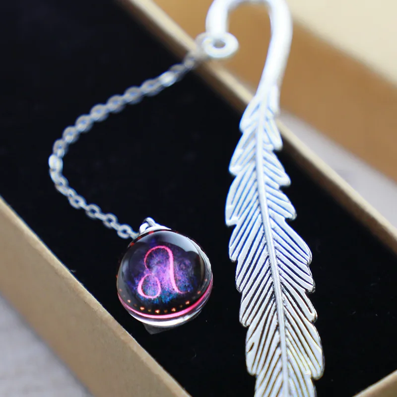 Creative Noctilucent 12 Constellation Bookmark Metal Pink Pendant student teacher gift box set school supplies art stationery
Creative Noctilucent 12 Constellation Bookmark Metal Pink Pendant student teacher gift box set school supplies art stationery