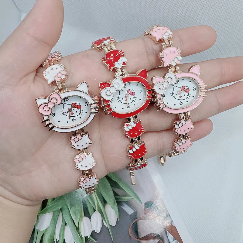 Sanrio Hello Kitty Children Fashion Watch Student Watch Steel Band Women Bracelet Electronic Bow Watch Creative Girlfriend Gifts
Sanrio Hello Kitty Children Fashion Watch Student Watch Steel Band Women Bracelet Electronic Bow Watch Creative Girlfriend Gifts