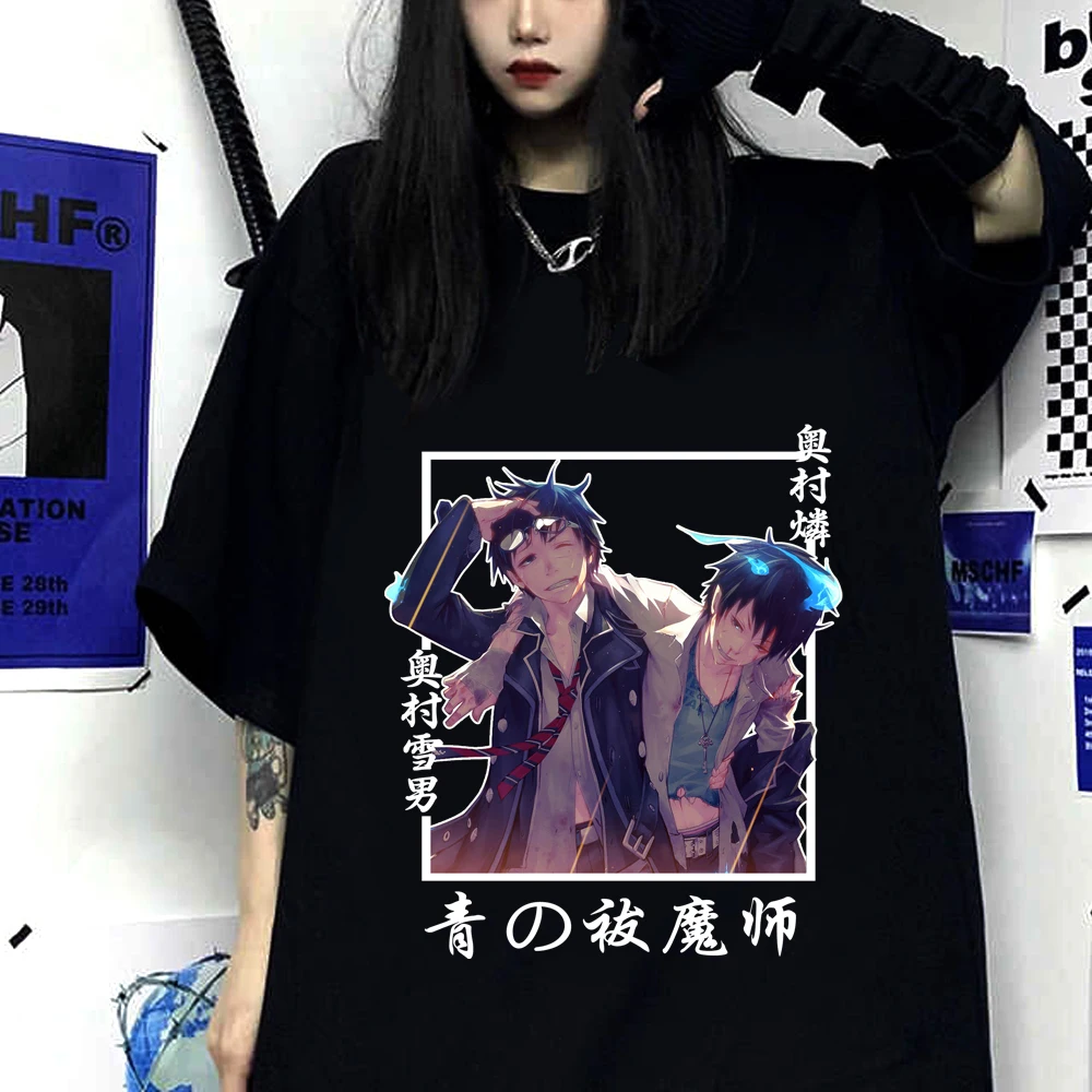Blue Exorcist T-Shirt Harajuku Okumura Yukio Okumura Rin Print Summer Men Women Unisex Short Sleeve
Blue Exorcist T-Shirt Harajuku Okumura Yukio Okumura Rin Print Summer Men Women Unisex Short Sleeve