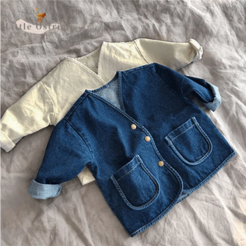Newborn Baby Girl Boy Cotton Cowboy Coat Infant Toddler Child Single Breasted Jacket Spring Autumn Cardigan Baby Clothes 9M-2Y
Newborn Baby Girl Boy Cotton Cowboy Coat Infant Toddler Child Single Breasted Jacket Spring Autumn Cardigan Baby Clothes 9M-2Y