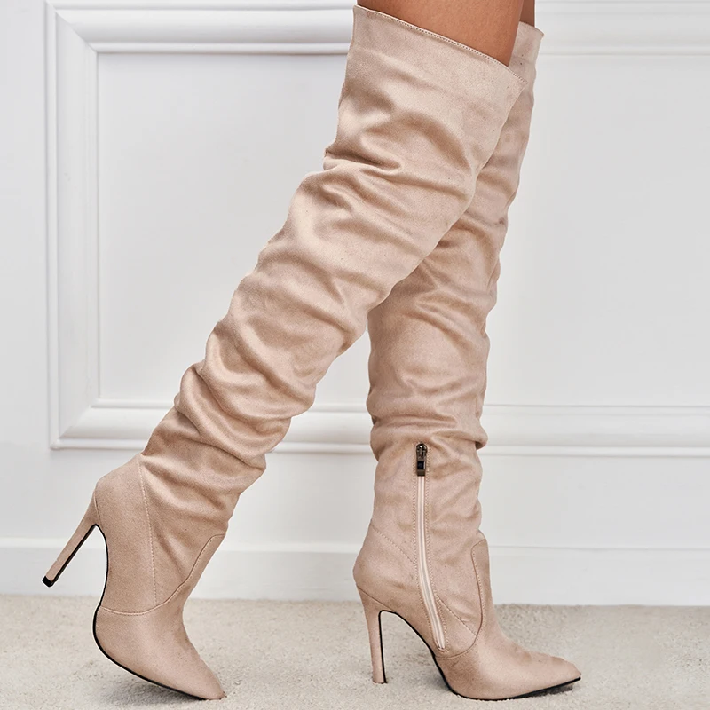 Over the Knee Boots Women New Design Fur Warm Winter Shoes Women Fashion High Heel Thigh High Boots Long Woman Footwear
Over the Knee Boots Women New Design Fur Warm Winter Shoes Women Fashion High Heel Thigh High Boots Long Woman Footwear