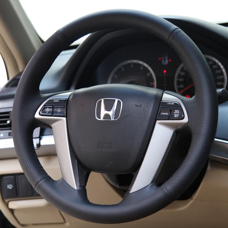 Cover Customization Hand Sewn Leather Steering Wheel Cover for For Honda's New and Old Accord Odyssey Car Decoration Accessories
Cover Customization Hand Sewn Leather Steering Wheel Cover for For Honda's New and Old Accord Odyssey Car Decoration Accessories