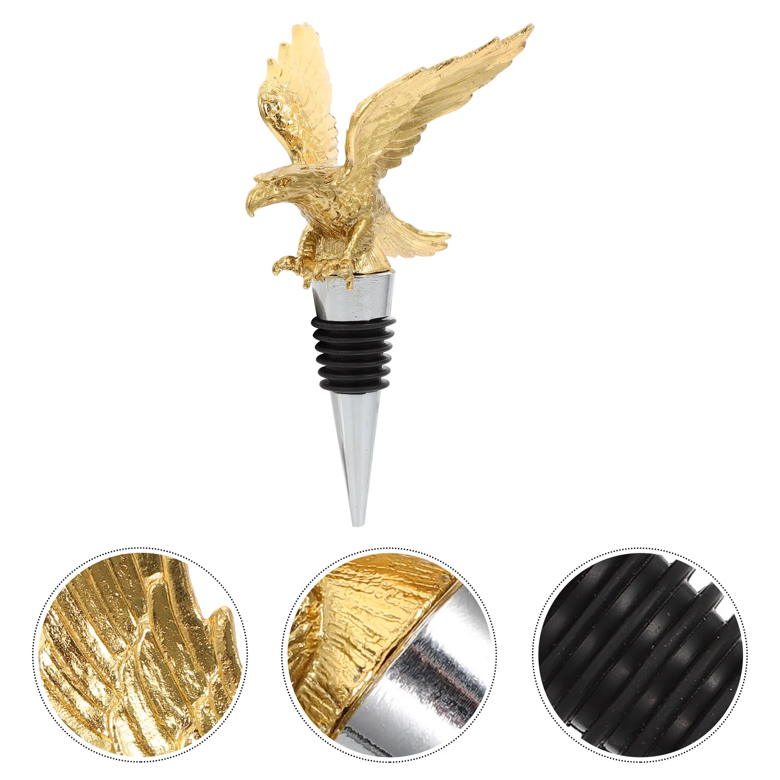 

Stopper Bottle Animal Plug Saver Alloy Head Beverage Decorative Metal Aerator Sealing Preserver Champagne Pourer Cork Eagle Cap