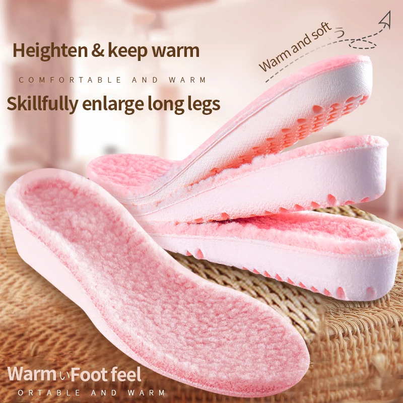 Cashmere Thermal Height Increasing Insoles Women Thicken Soft Breathable Winter Sport Shoes Insoles Insert Unisex Boots Pad Sole
Cashmere Thermal Height Increasing Insoles Women Thicken Soft Breathable Winter Sport Shoes Insoles Insert Unisex Boots Pad Sole