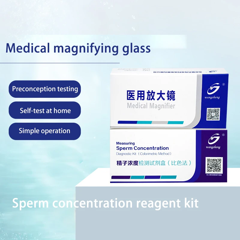 Sperm Concentration Detection Kit Male Test Sperm Motility Quality Test Paper Preparation Pregnancy Medical Magnifying Glass
Sperm Concentration Detection Kit Male Test Sperm Motility Quality Test Paper Preparation Pregnancy Medical Magnifying Glass
