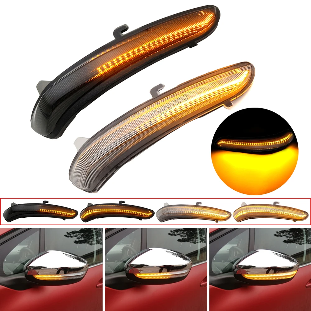 For Peugeot 208 2008 2012 2013 2014 2015 2016 2017 2018 2019 2020 2021 Citroen C3 Dynamic LED Side Mirror Blinker Flowing Light
For Peugeot 208 2008 2012 2013 2014 2015 2016 2017 2018 2019 2020 2021 Citroen C3 Dynamic LED Side Mirror Blinker Flowing Light