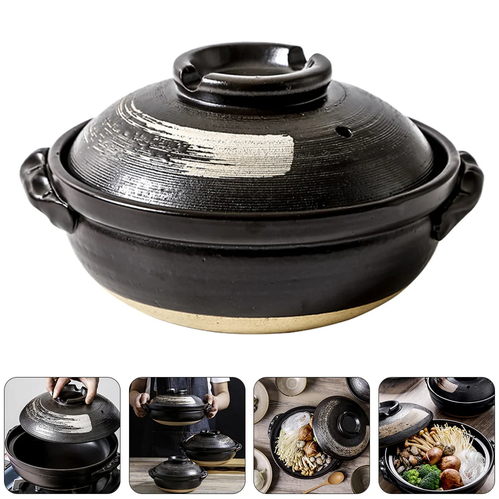 Pot Ceramic Clay Cooking Casserolewith Japanese Stew Soup Lid Earthenware Hot Pots Korean Stockpot Dish Pan Cookware Stock
Pot Ceramic Clay Cooking Casserolewith Japanese Stew Soup Lid Earthenware Hot Pots Korean Stockpot Dish Pan Cookware Stock